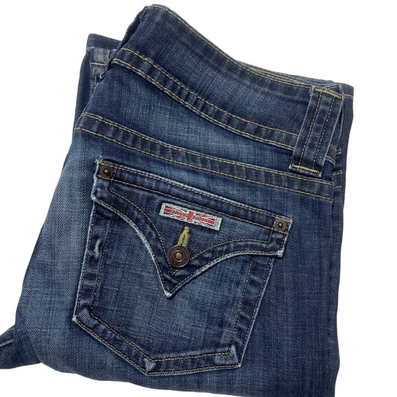 Hudson Jeans 28 Beth Mid Rise Denim Pockets - Picture 1 of 8